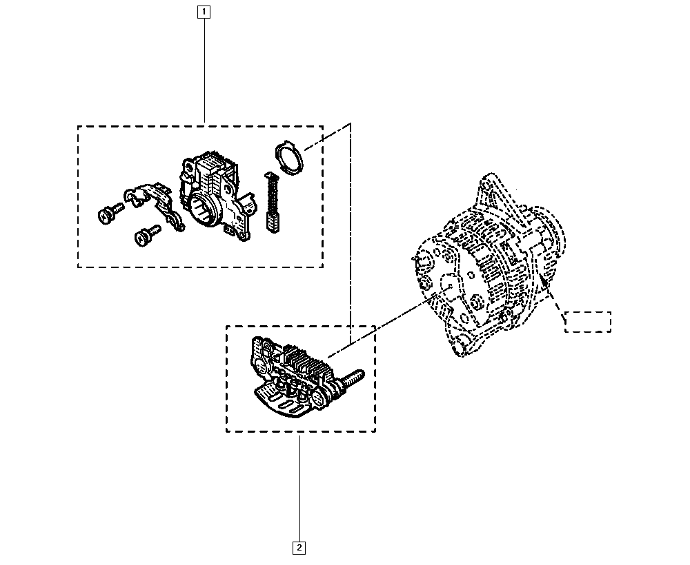 Detalii alternator