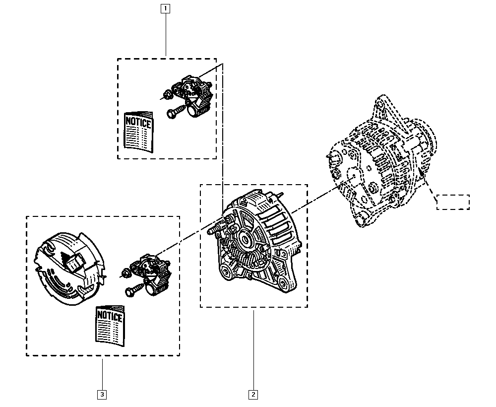 Detalii alternator