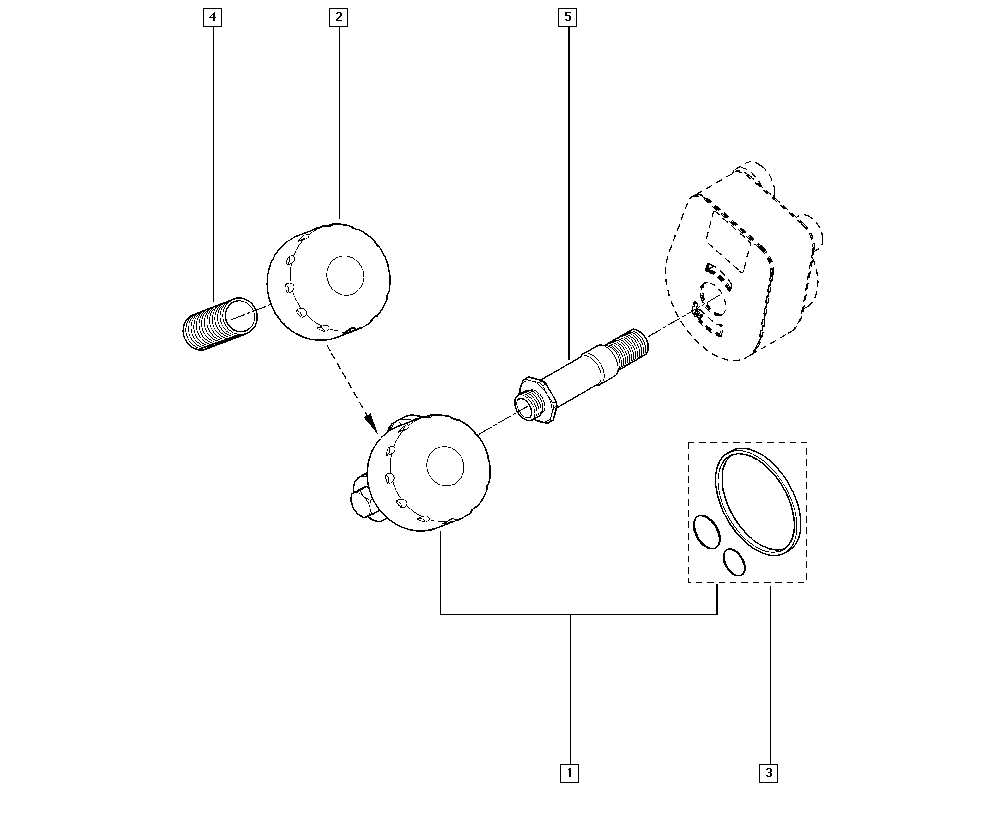 Kit element filtru de ulei