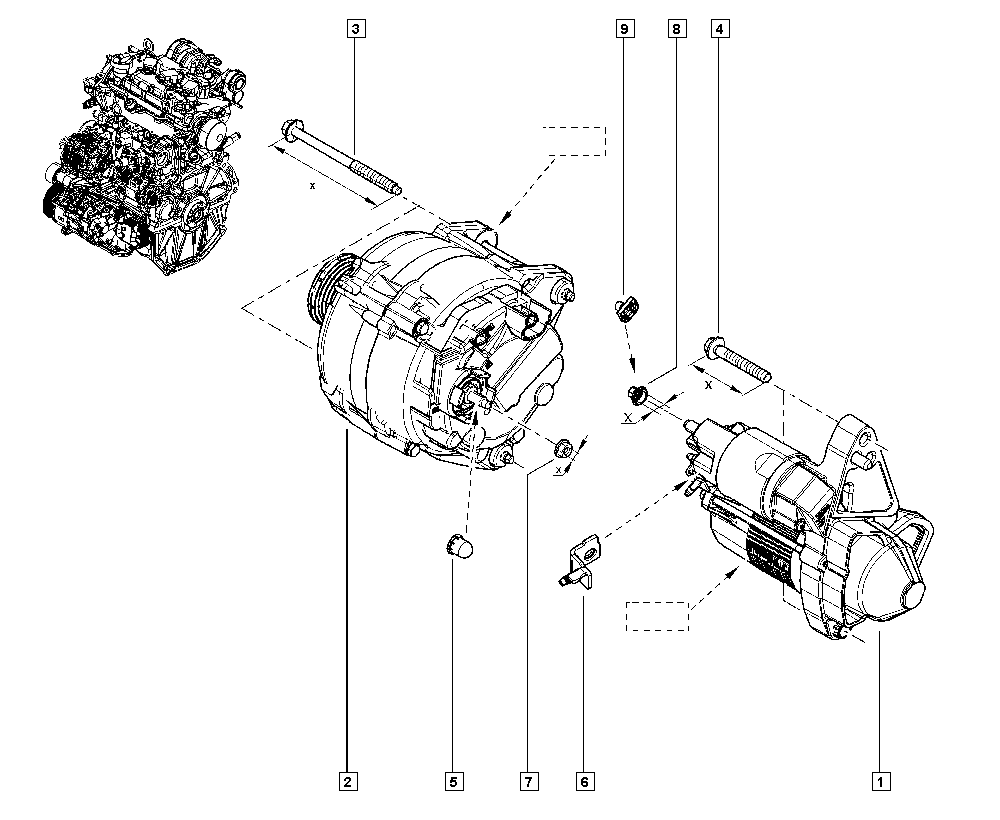 Alternator - Electromotor